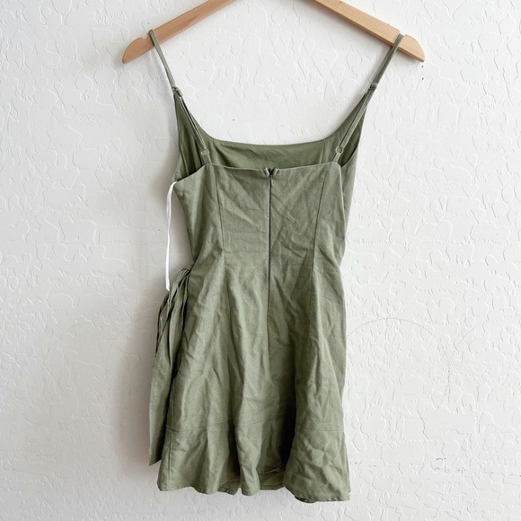 Princess Polly olive green cottage hill mini dress - Picture 3 of 4